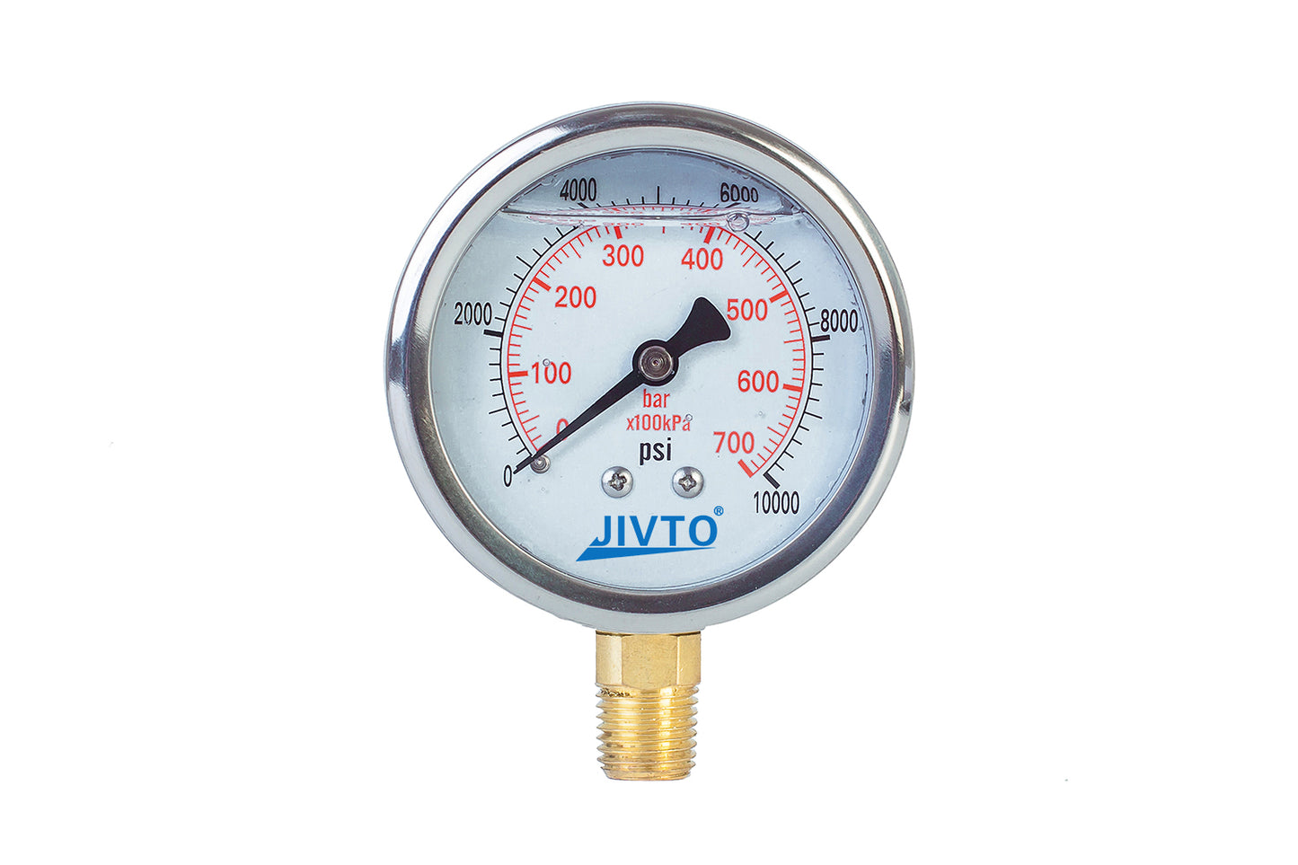2.5” Pressure Gauge - 1/4 NPT Lower Mount | JIVTO®