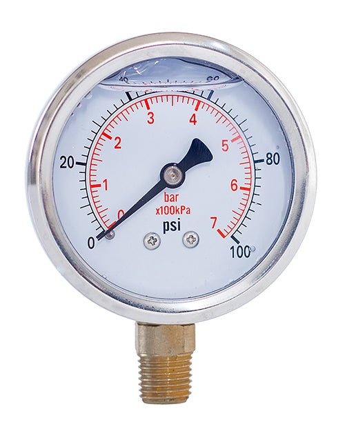 liquid filled pressure gauge, low capsule pressure gauge, fule pressure gauge. - JIVTO 