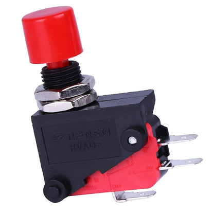 2 pcs RVAQ Micro Switch Push Button Limit Switch Screw Fixed Terminal RV Type - JIVTO