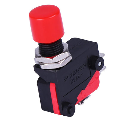 2 pcs RVAQ Micro Switch Push Button Limit Switch Screw Fixed Terminal RV Type - JIVTO