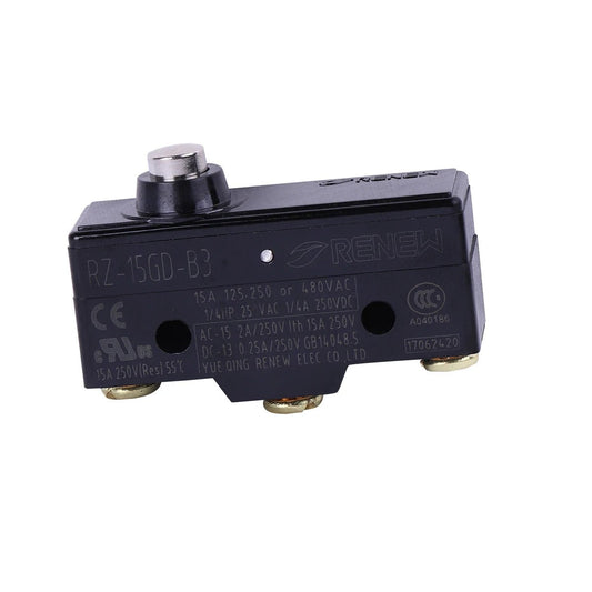 2 pcs RZ-15GD-B3 Limit Microswitch SPDT Honeywell Momentary Lever Roller Plunger - JIVTO