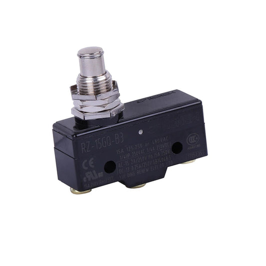 2 PCS RZ 15GQ B3 Momentary Limit Microswitch Actuator Push Buttton Panel Mount - JIVTO