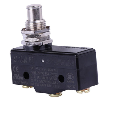 2 PCS RZ 15GQ B3 Momentary Limit Microswitch Actuator Push Buttton Panel Mount - JIVTO