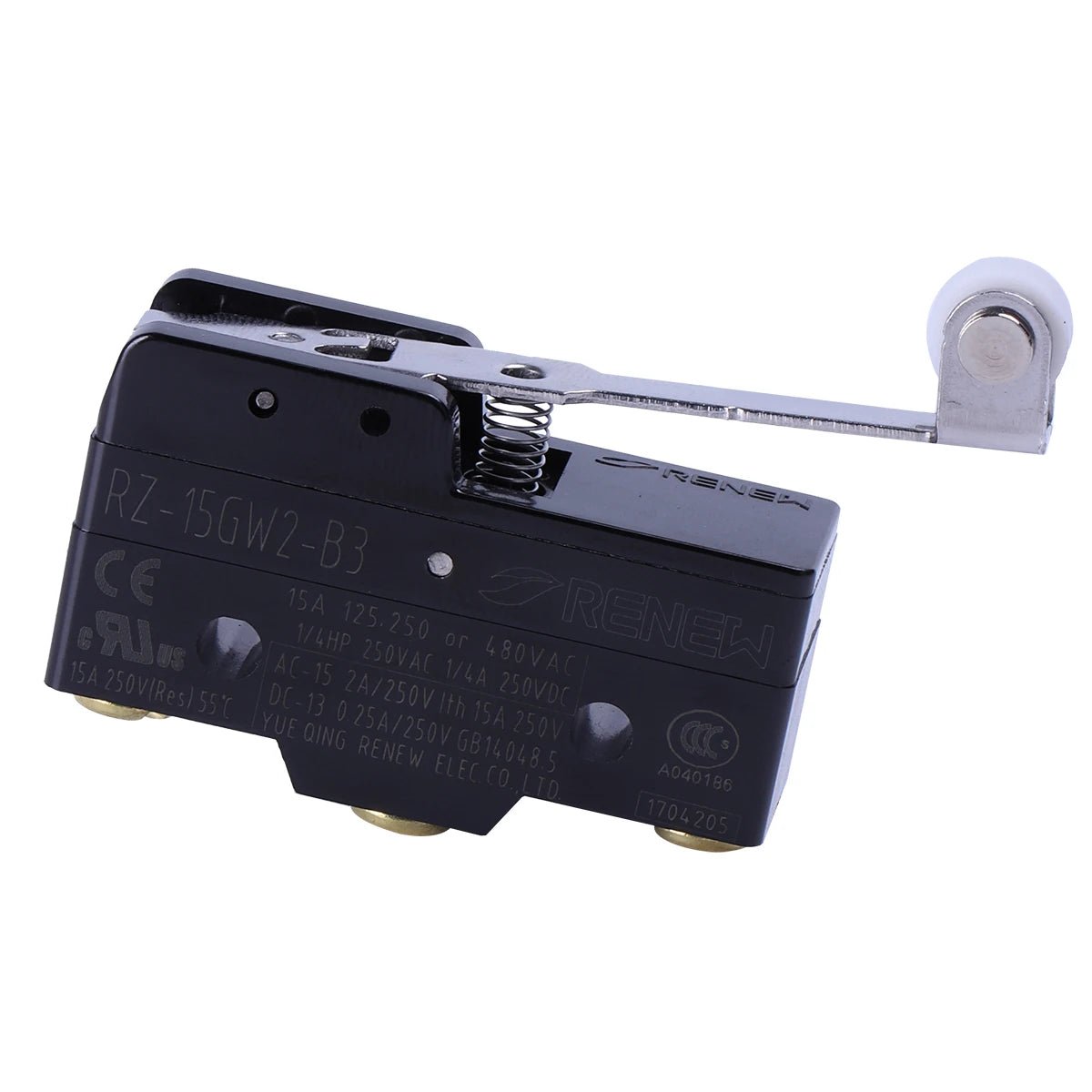 2pcs RZ 15GW2 B3 Momentary Limit Microswitch Push Buttton Hinge Roller Lever - JIVTO