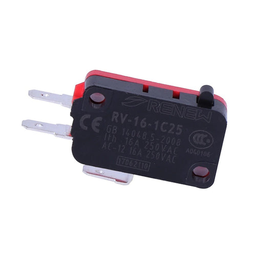 5pcs RV 16 1C25 SPDT Momentary Microswitch Push Button Limit Switch Pin Plunger - JIVTO