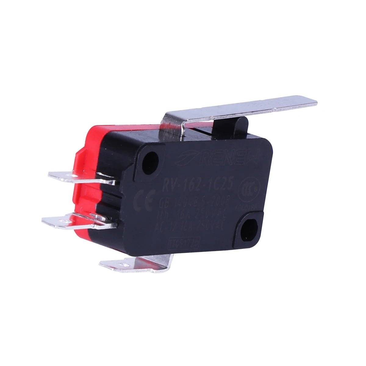 5pcs RV 162 1C25 Momentary Ｍicro Switch Push Button Limit Switch Hinge Lever - JIVTO