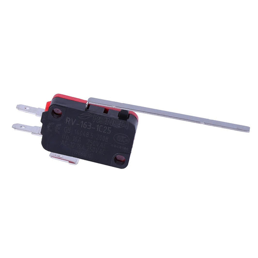 5pcs RV 163 1C25 Micro Switch Push Button Limit Switch Long Hinge Lever Type - JIVTO