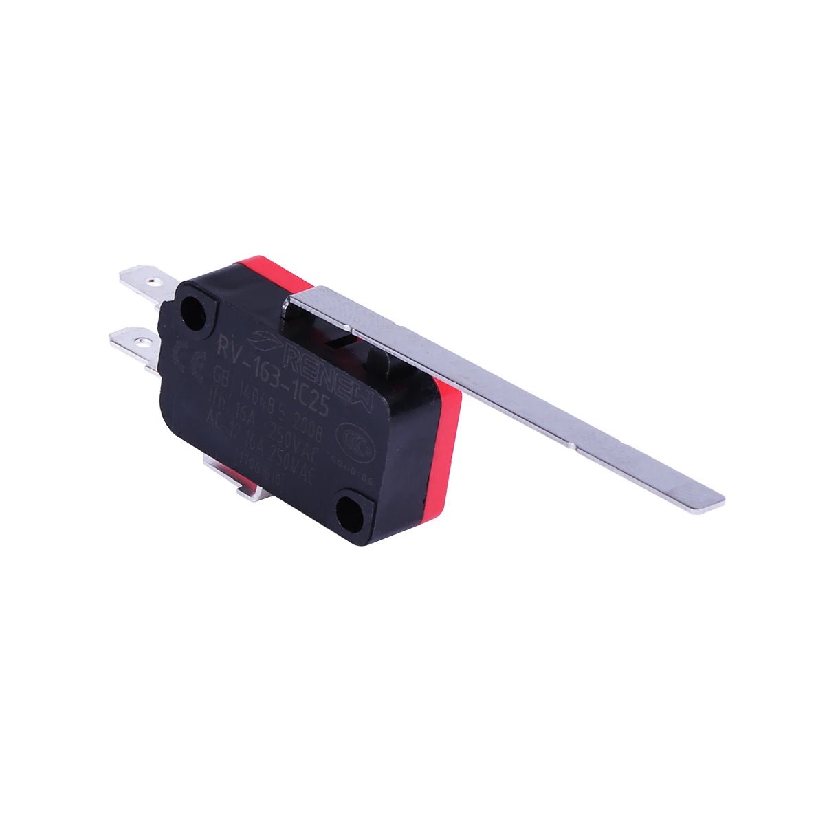 5pcs RV 163 1C25 Micro Switch Push Button Limit Switch Long Hinge Lever Type - JIVTO