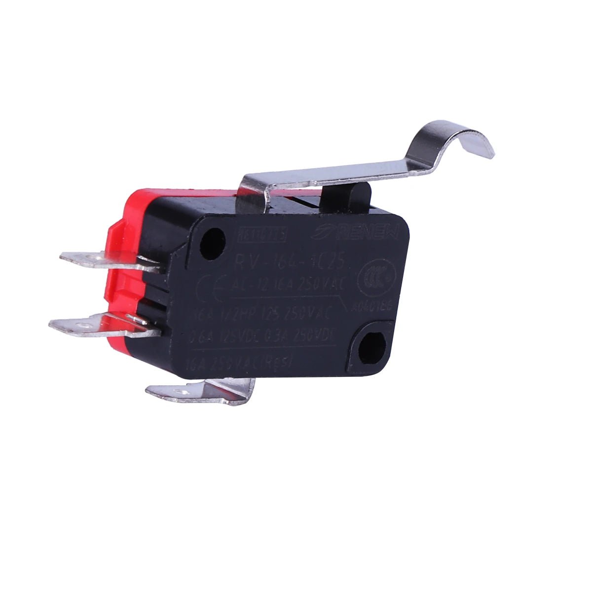 5pcs RV 164 1C25 Ｍicro Switch Push Button Limit Switch Simulated Roller Lever - JIVTO