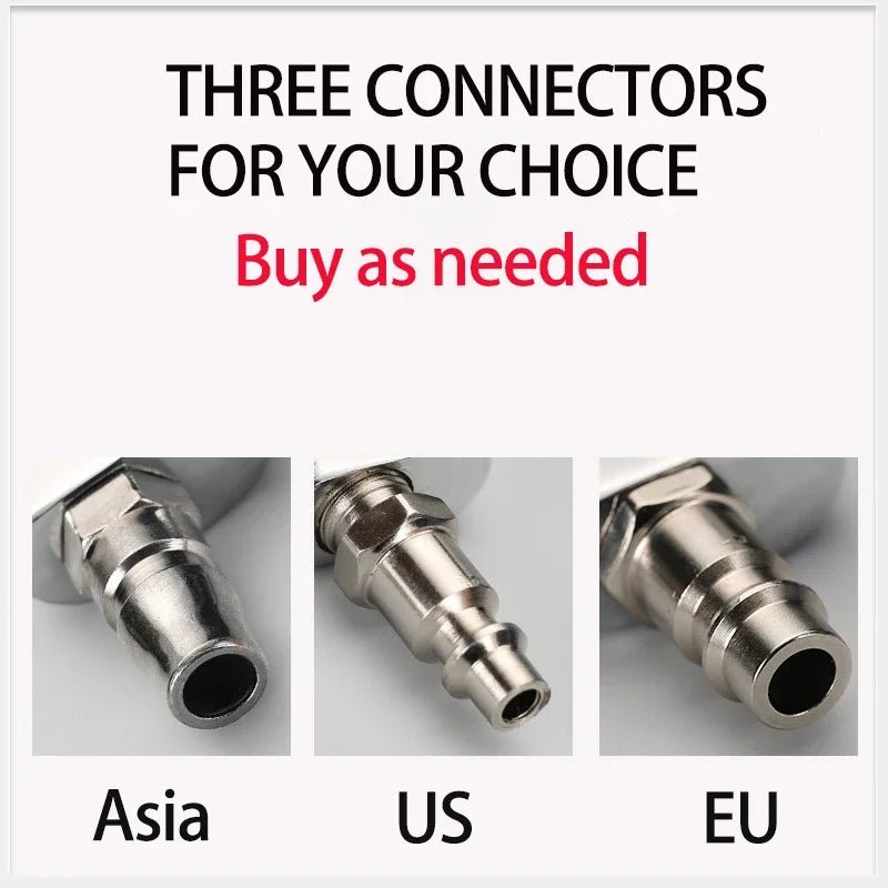 Digital LCD Display Inflation Monitoring Manometer Car EU Tire Air Pressure Inflator Gauge LED Backlight Vehicle - JIVTO