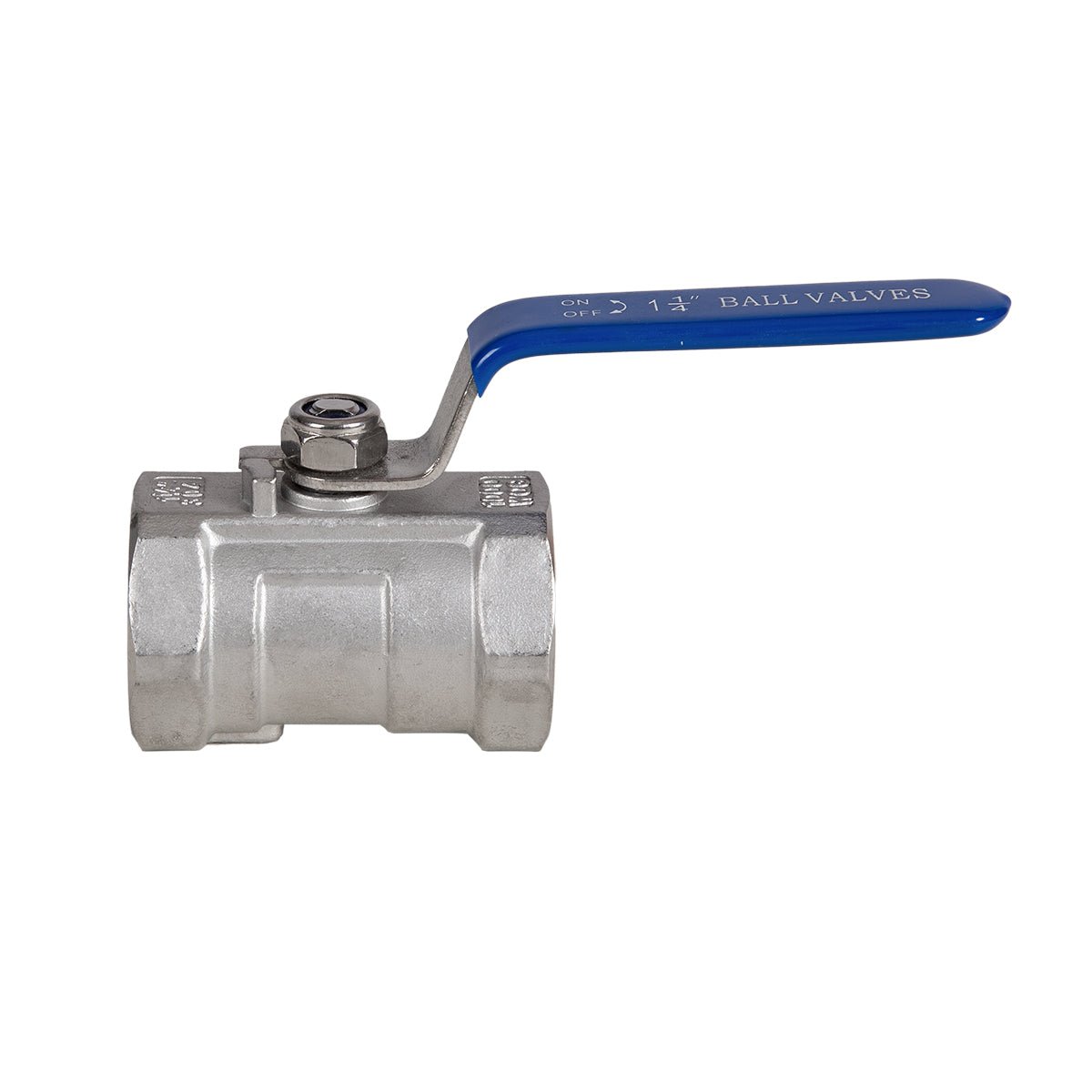 JIVTO 1 PC Stainless steel ball valve, NPT female to female, standard port valve - JIVTO