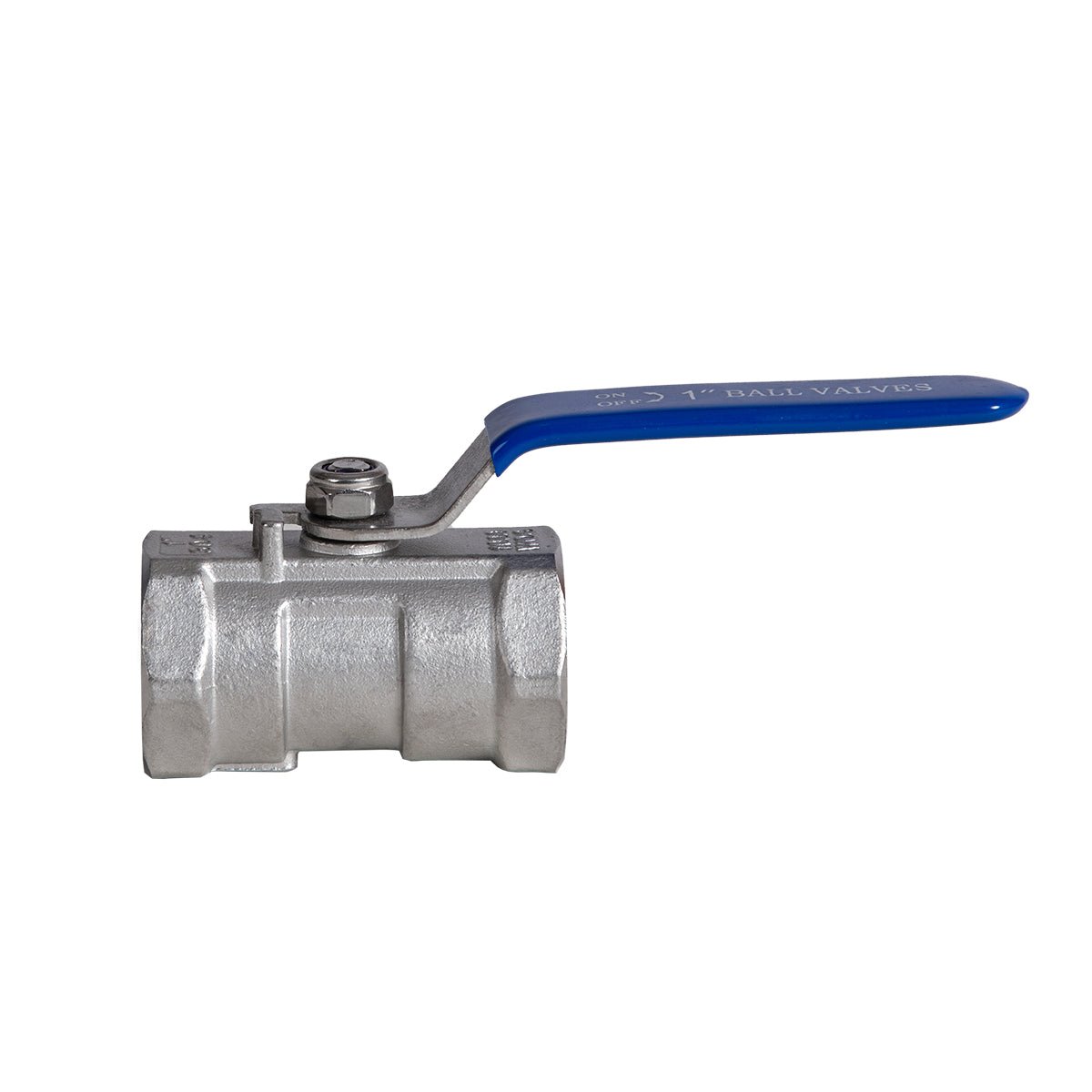 JIVTO 1 PC Stainless steel ball valve, NPT female to female, standard port valve - JIVTO