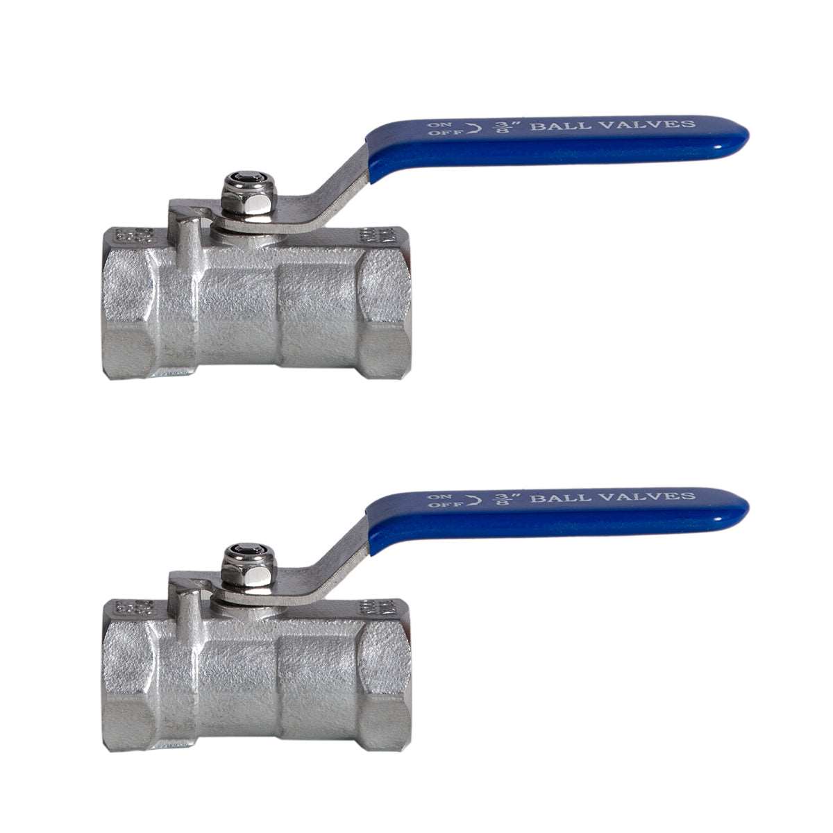 JIVTO 1 PC Stainless steel ball valve, NPT female to female, standard port valve - JIVTO