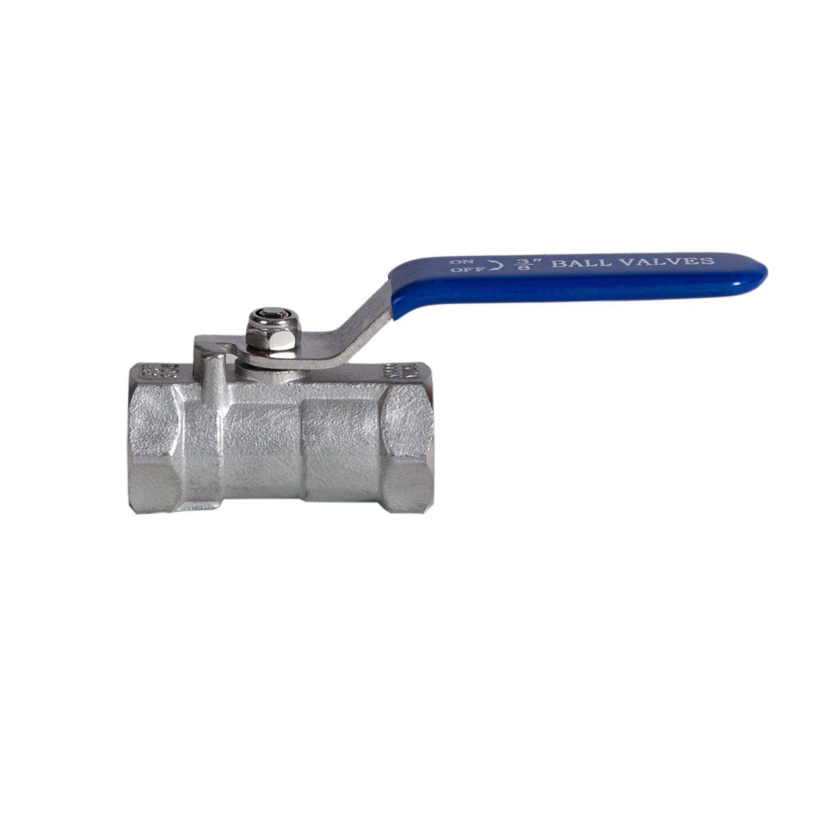 JIVTO 1 PC Stainless steel ball valve, NPT female to female, standard port valve - JIVTO