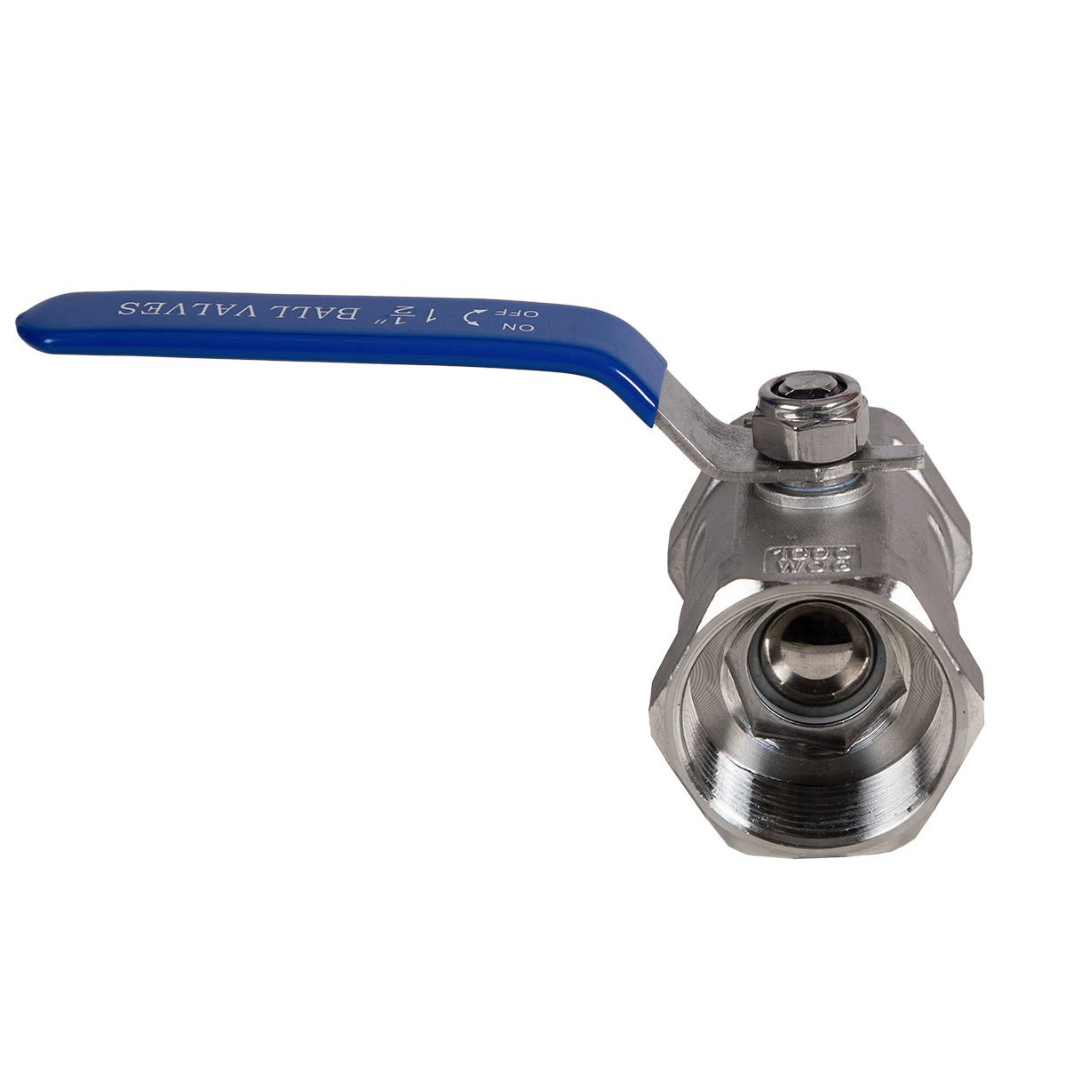JIVTO 1 PC Stainless steel ball valve, NPT female to female, standard port valve - JIVTO