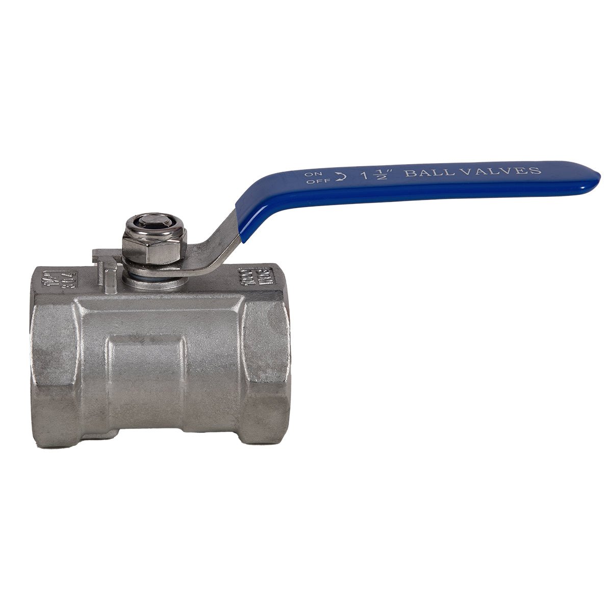 JIVTO 1 PC Stainless steel ball valve, NPT female to female, standard port valve - JIVTO