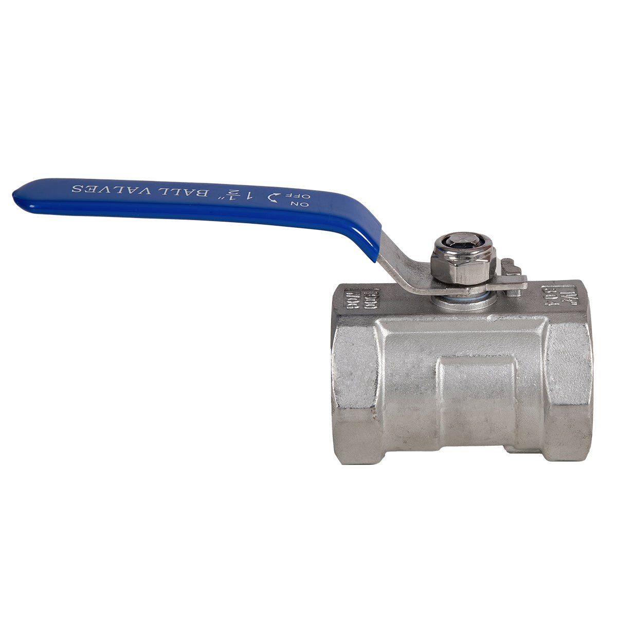 JIVTO 1 PC Stainless steel ball valve, NPT female to female, standard port valve - JIVTO