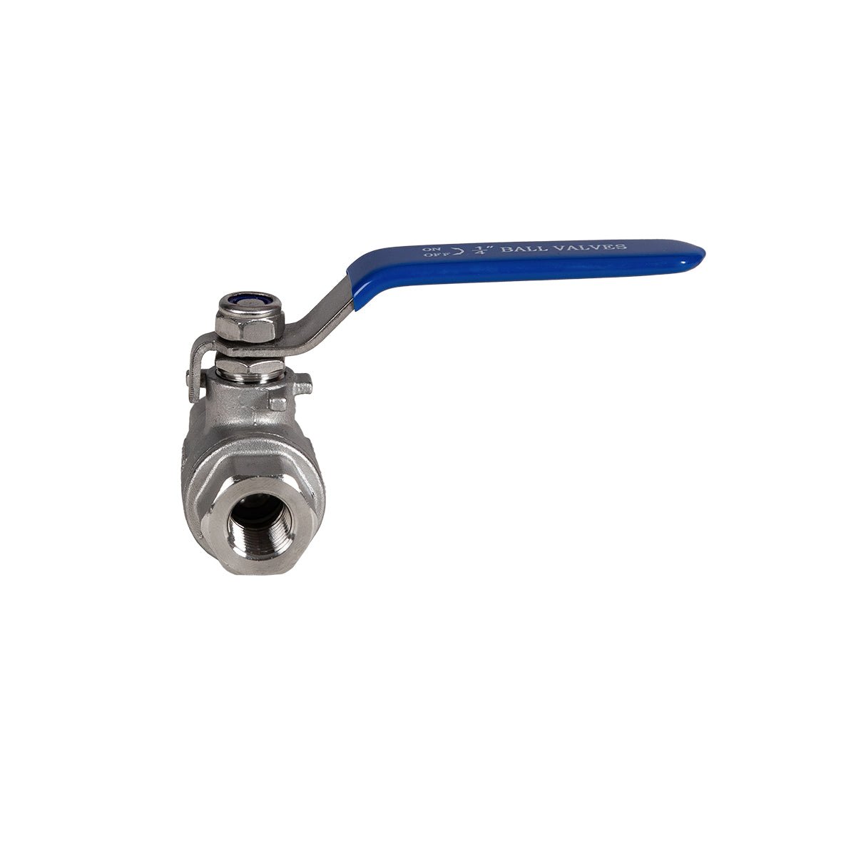 JIVTO 2 PC Stainless steel ball valve, NPT female to female, standard port valve - JIVTO