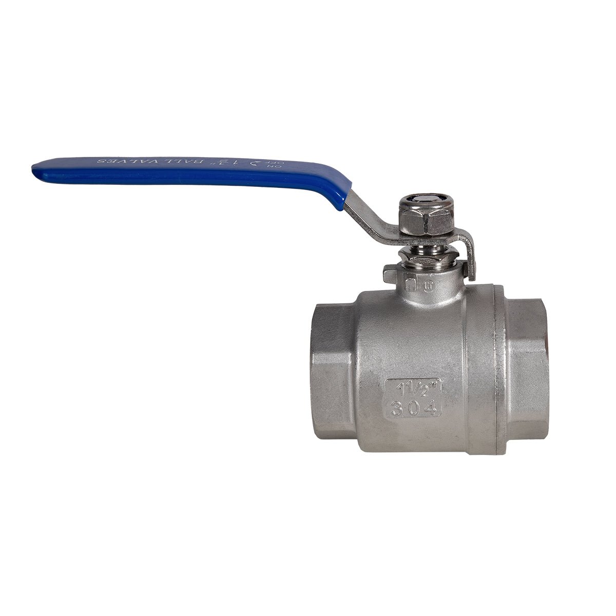 JIVTO 2 PC Stainless steel ball valve, NPT female to female, standard port valve - JIVTO