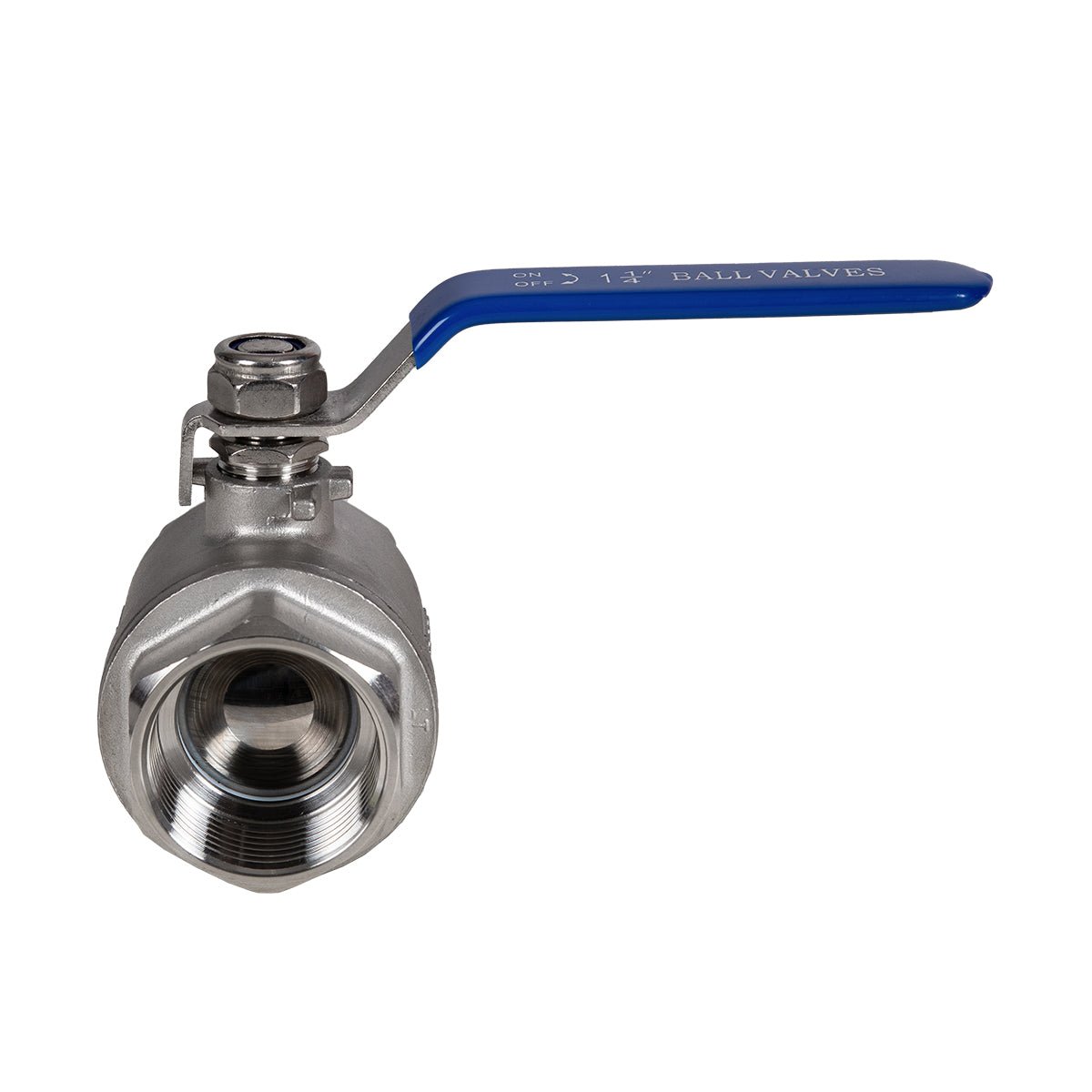 JIVTO 2 PC Stainless steel ball valve, NPT female to female, standard port valve - JIVTO