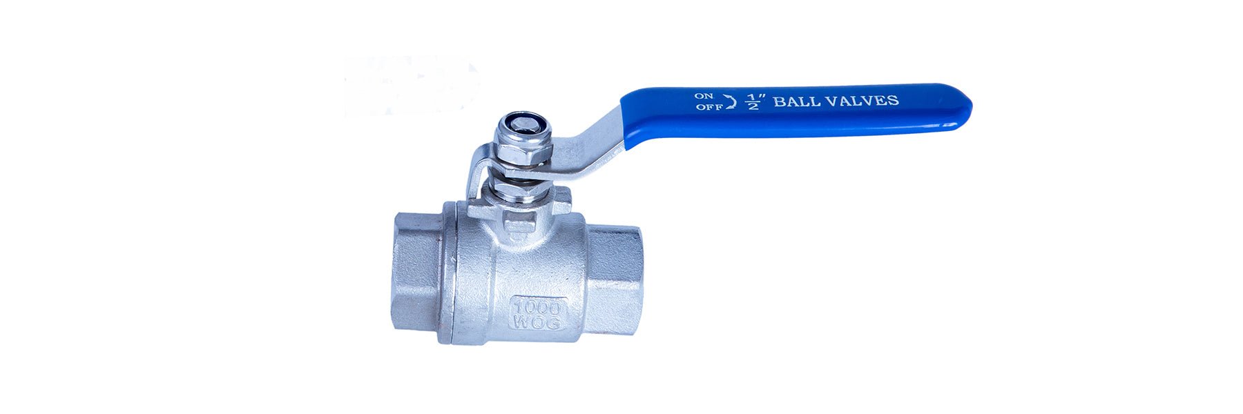 JIVTO 2 PC Stainless steel ball valve, NPT female to female, standard port valve - JIVTO