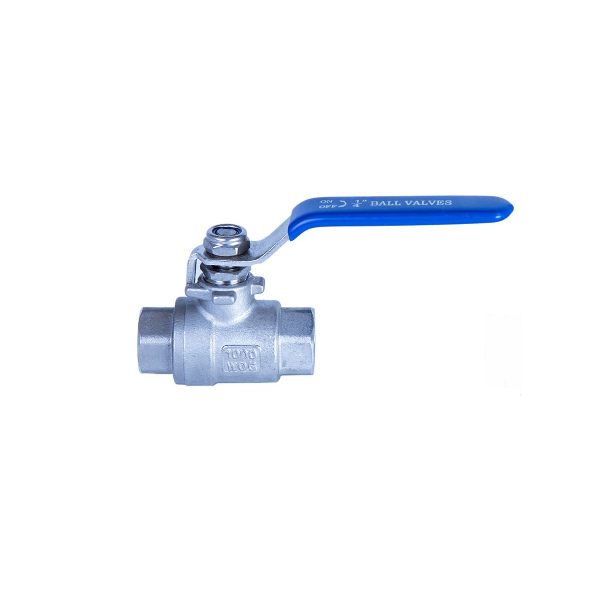 JIVTO 2 PC Stainless steel ball valve, NPT female to female, standard port valve - JIVTO