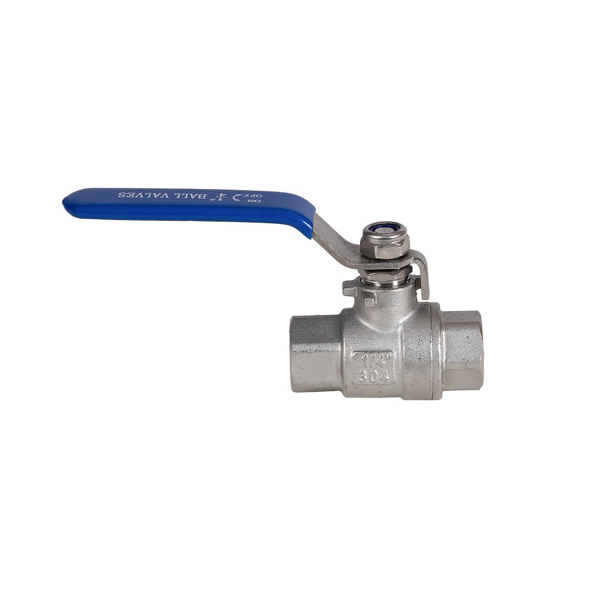 JIVTO 2 PC Stainless steel ball valve, NPT female to female, standard port valve - JIVTO