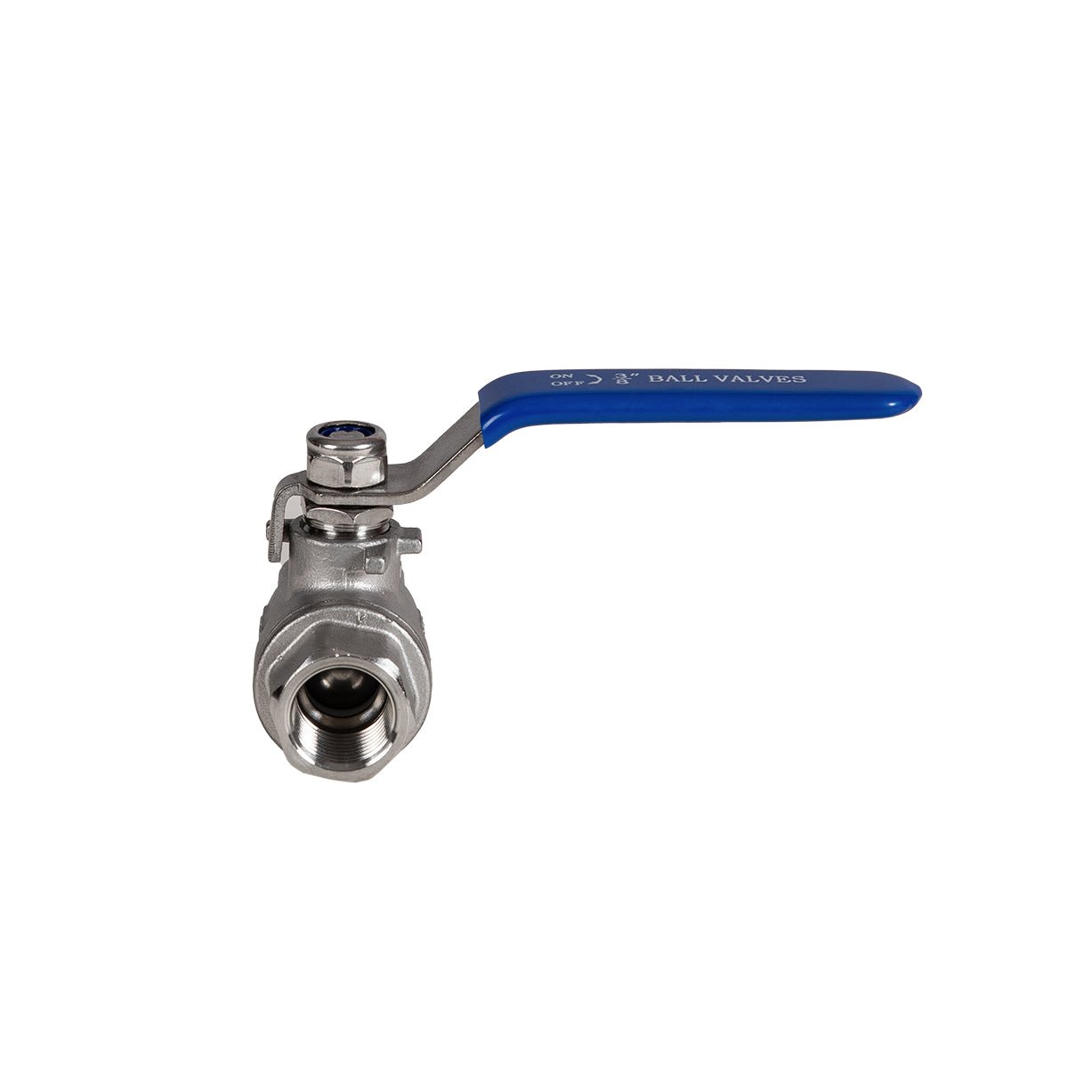 JIVTO 2 PC Stainless steel ball valve, NPT female to female, standard port valve - JIVTO