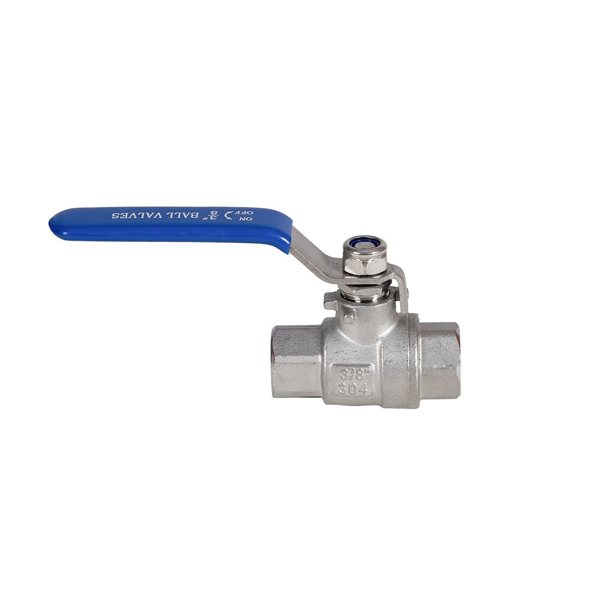 JIVTO 2 PC Stainless steel ball valve, NPT female to female, standard port valve - JIVTO