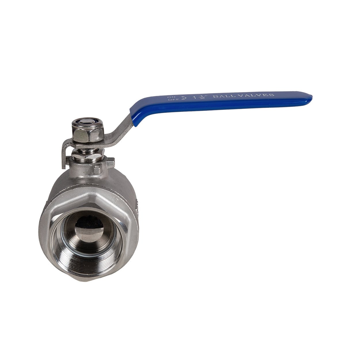 JIVTO 2 PC Stainless steel ball valve, NPT female to female, standard port valve - JIVTO