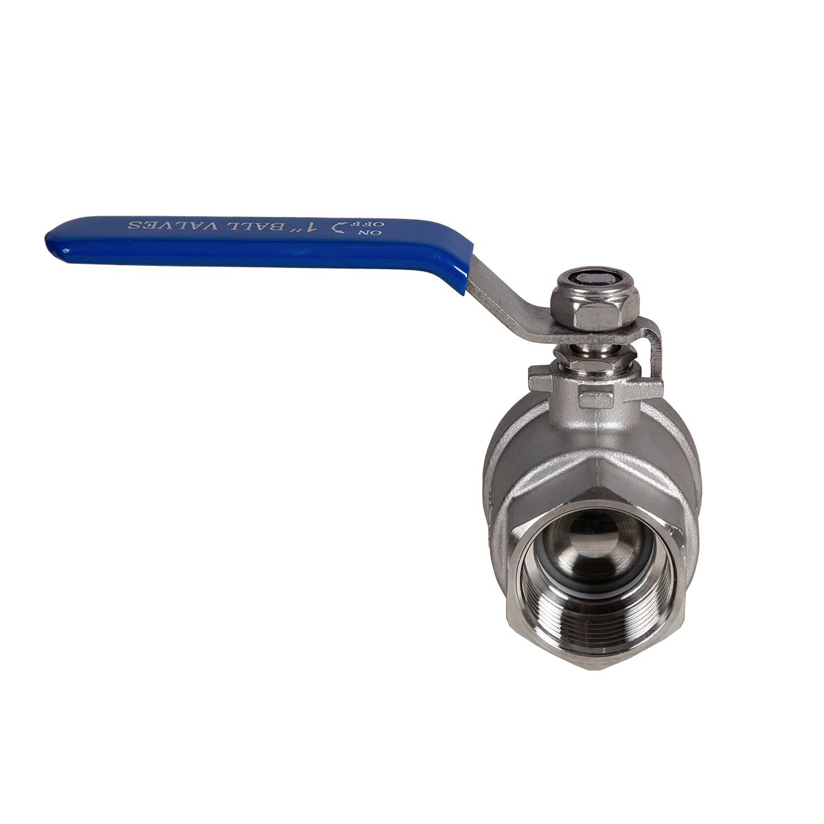 JIVTO 2 PC Stainless steel ball valve, NPT male to female, standard port valve - JIVTO