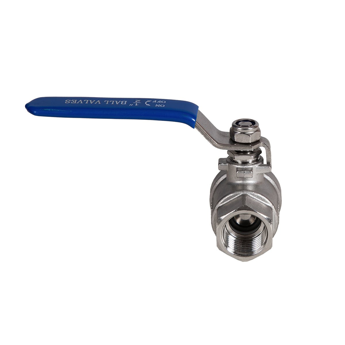 JIVTO 2 PC Stainless steel ball valve, NPT male to female, standard port valve - JIVTO