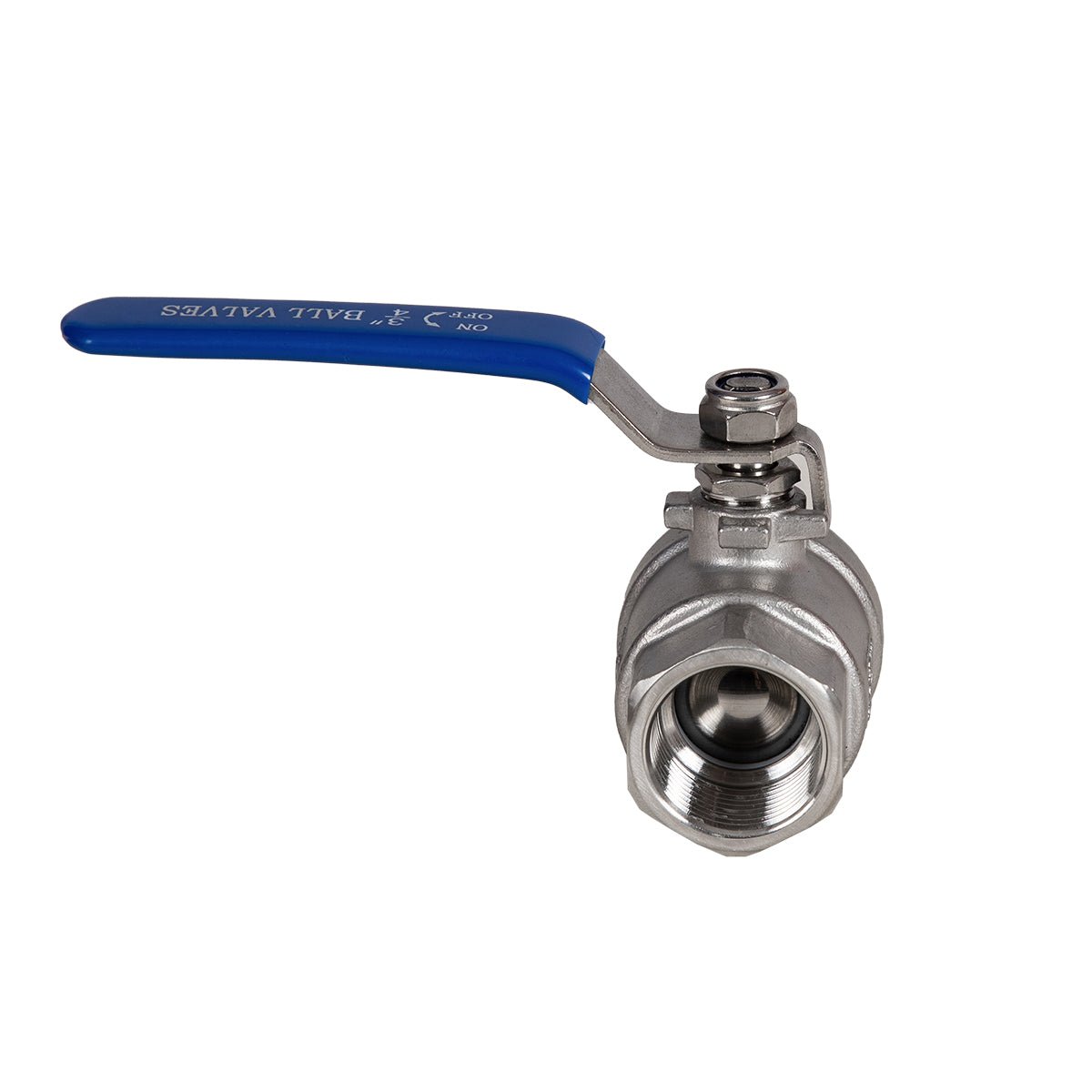 JIVTO 2 PC Stainless steel ball valve, NPT male to female, standard port valve - JIVTO