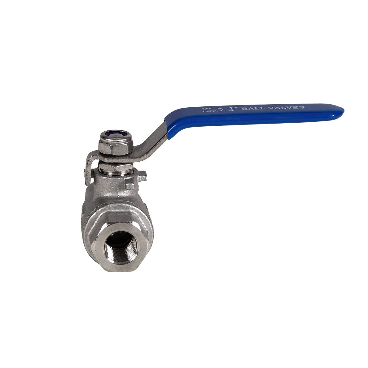 JIVTO 2 PC Stainless steel ball valve, NPT male to female, standard port valve - JIVTO