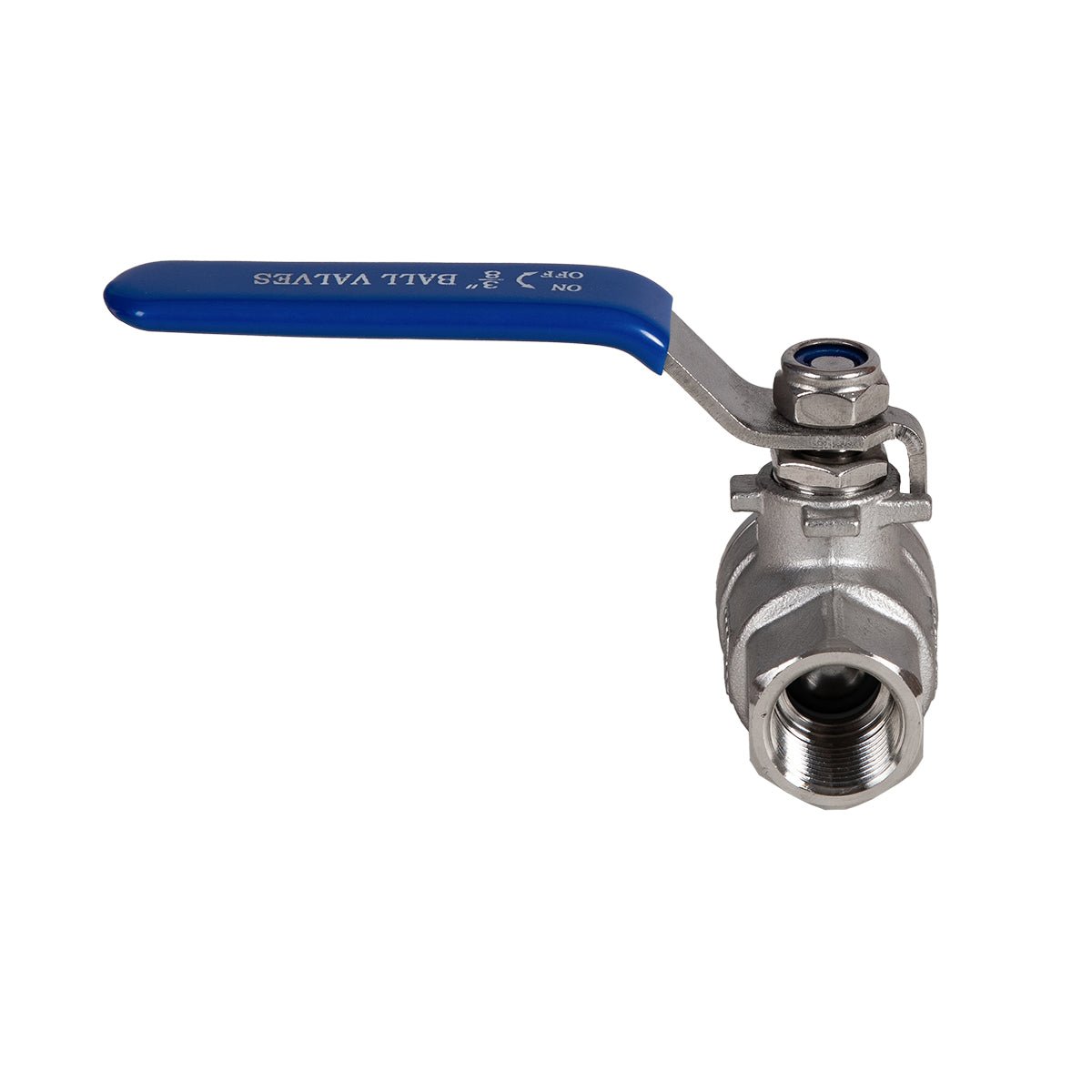 JIVTO 2 PC Stainless steel ball valve, NPT male to female, standard port valve - JIVTO