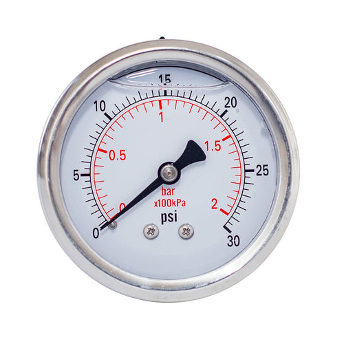 2" Pressure Gauge - 1/4 NPT Back Mount | JIVTO®