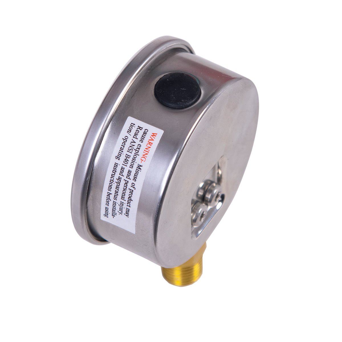 JIVTO Pressure Gauge, Liquid Filled,2-1/2 inch Dia, double scale,1/4 NPT Lower Mount - JIVTO
