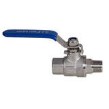 2 PC ball valve with 3/8 NPT male to female