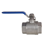 2 PC ball valve with 1-1/4 NPT female to female